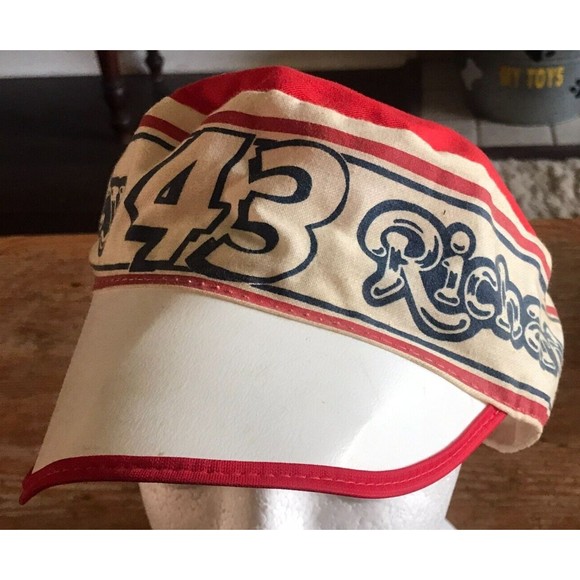 Richard Petty Painter's Cap NASCAR Vintage Fabric Hat #43 Auto Stock Car Racing - Picture 1 of 7